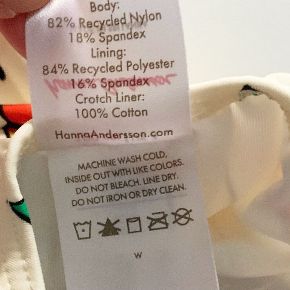 NEW Hanna Andersson Girl One-Piece Bow Swimsuit 6-7 years 120 cm - Picture 5 of 8